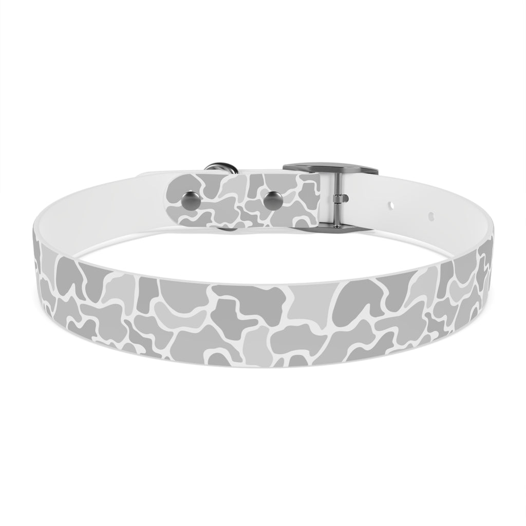 Gray Duck Camo Dog Collar