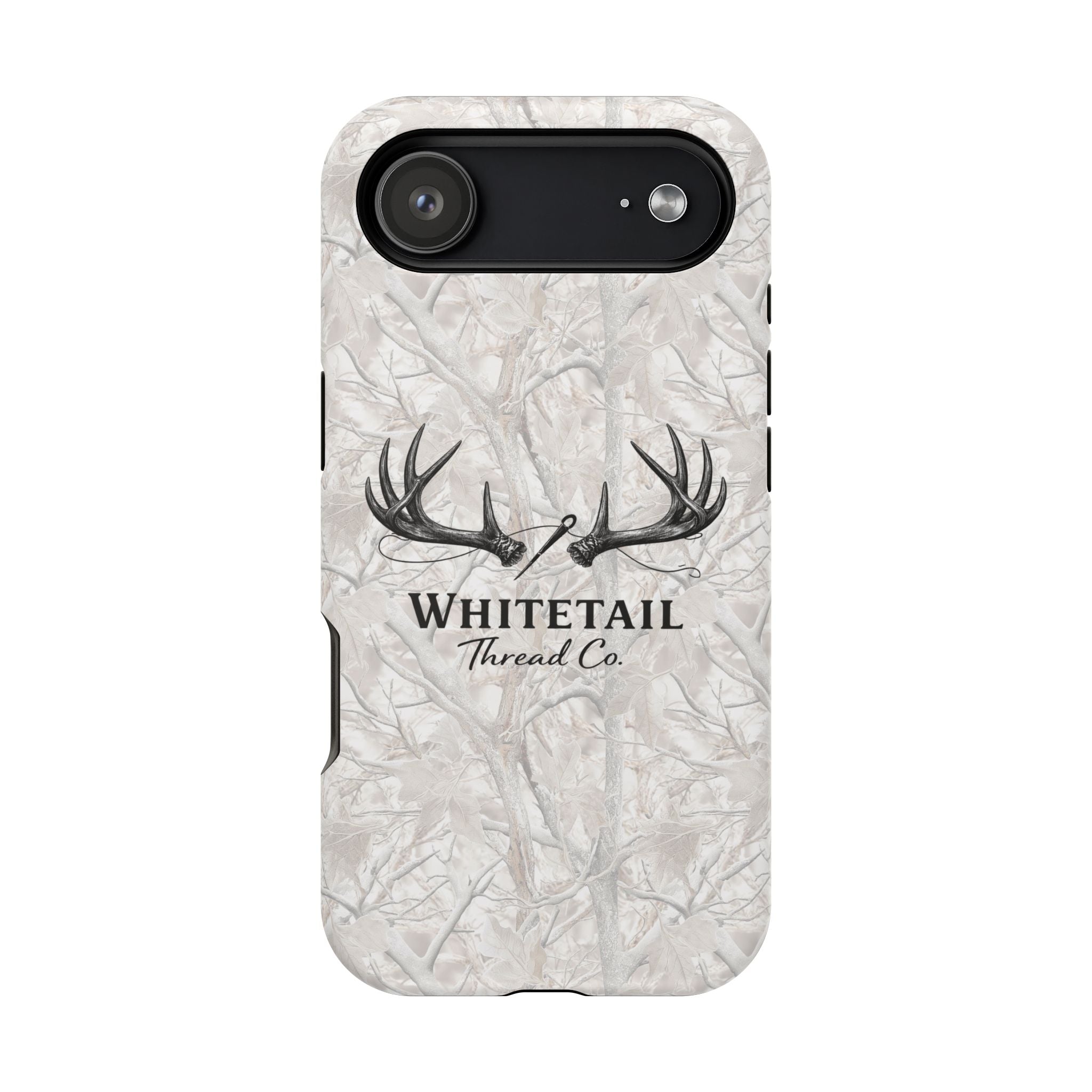 WinterTree Camouflage Whitetail Antlers Phone Case — Magnetic Impact-Resistant