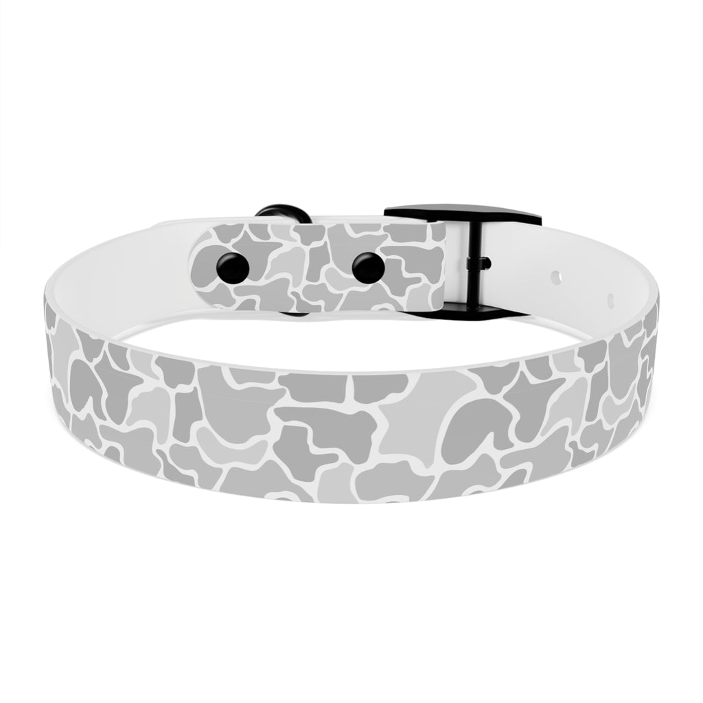 Gray Duck Camo Dog Collar