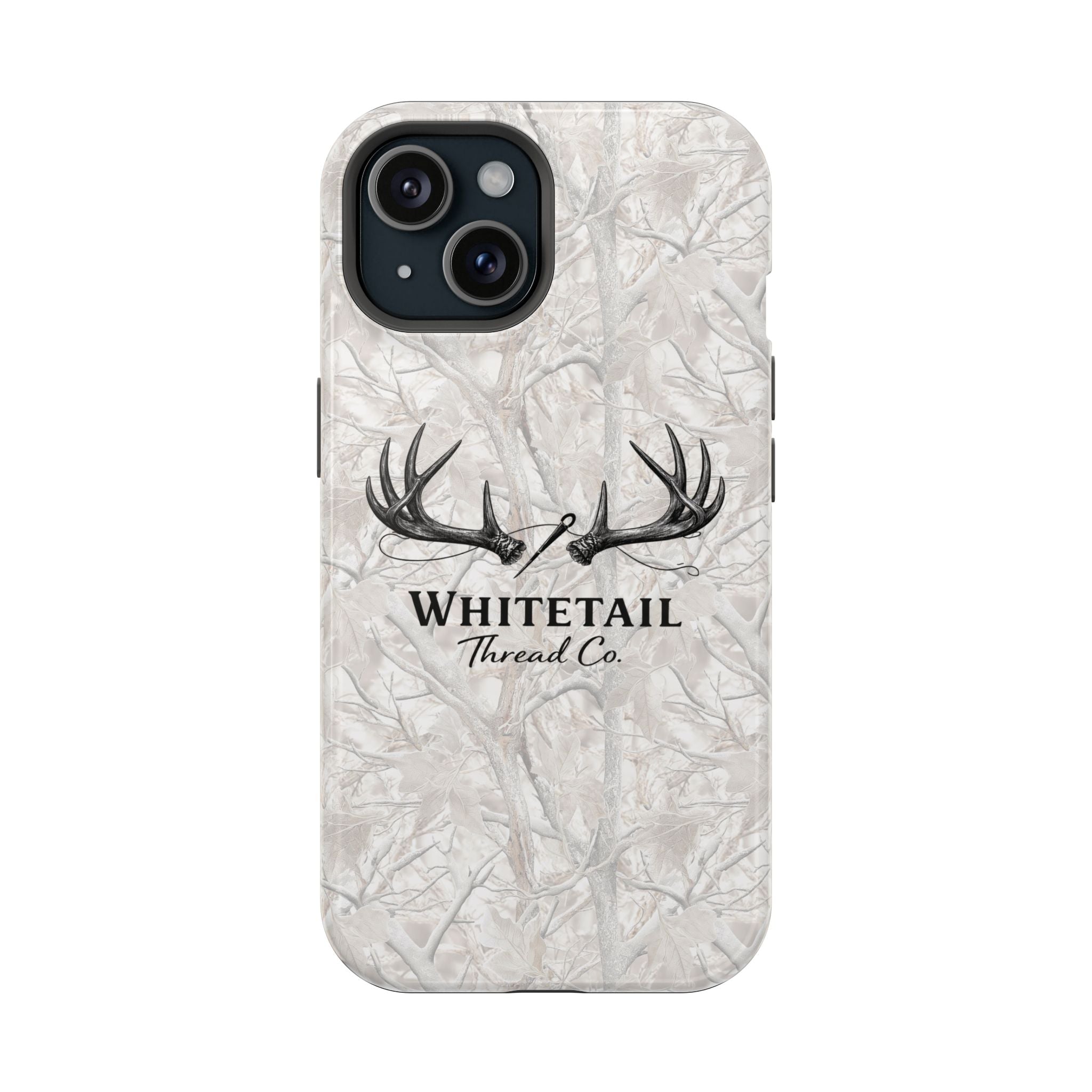 WinterTree Camouflage Whitetail Antlers Phone Case — Magnetic Impact-Resistant