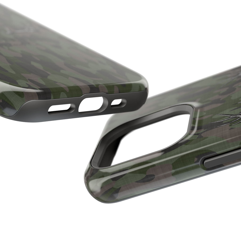 Camouflage Whitetail Antlers Phone Case — Magnetic Impact-Resistant