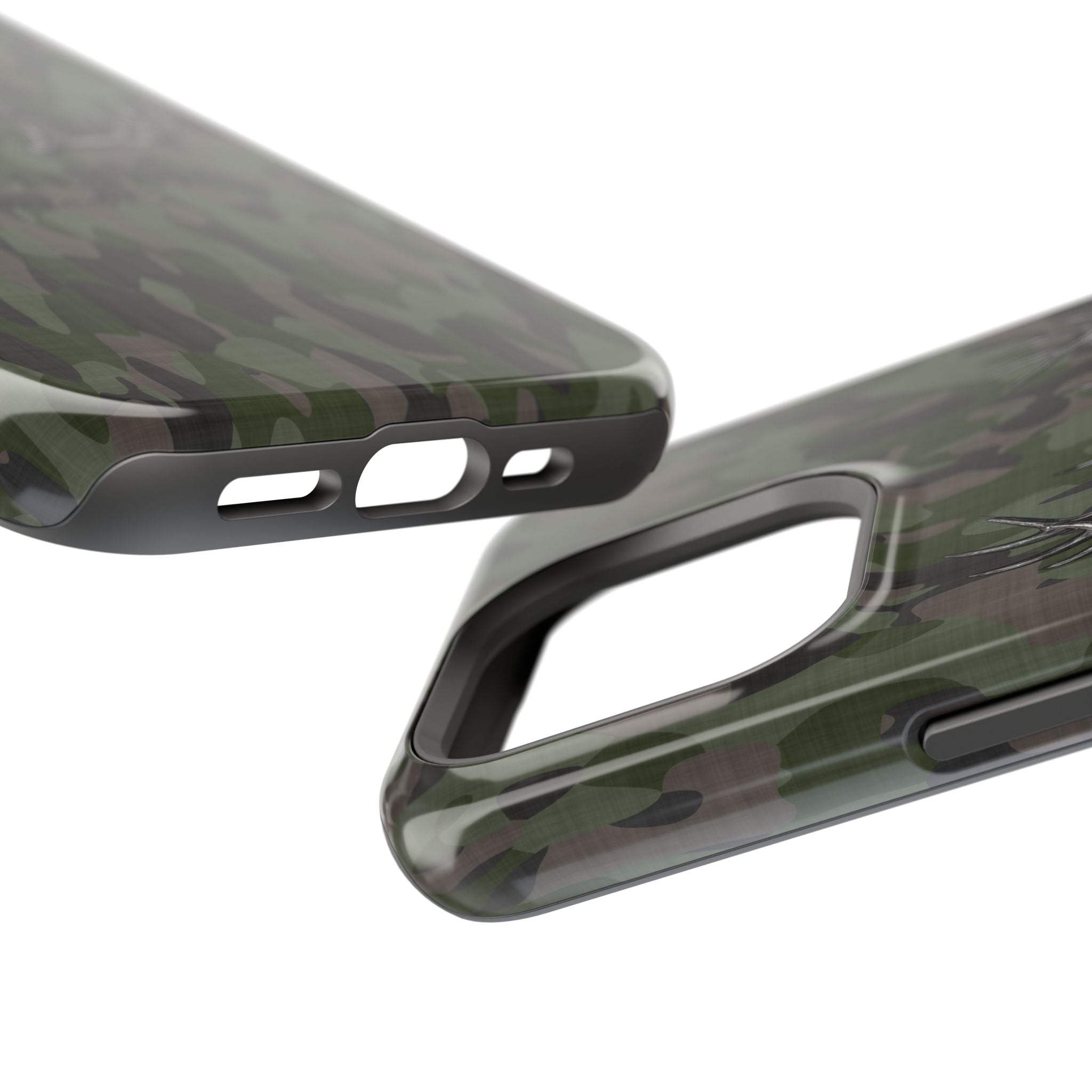 Camouflage Whitetail Antlers Phone Case — Magnetic Impact-Resistant