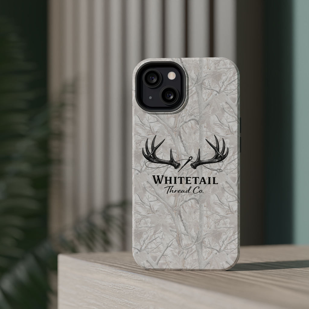 WinterTree Camouflage Whitetail Antlers Phone Case — Magnetic Impact-Resistant