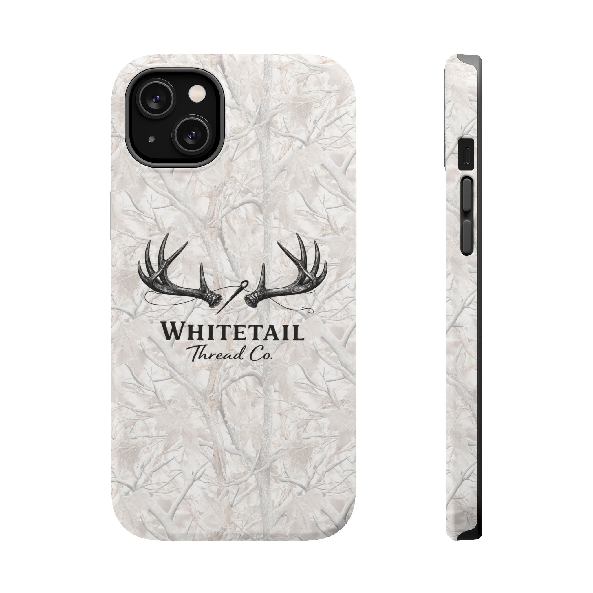 WinterTree Camouflage Whitetail Antlers Phone Case — Magnetic Impact-Resistant