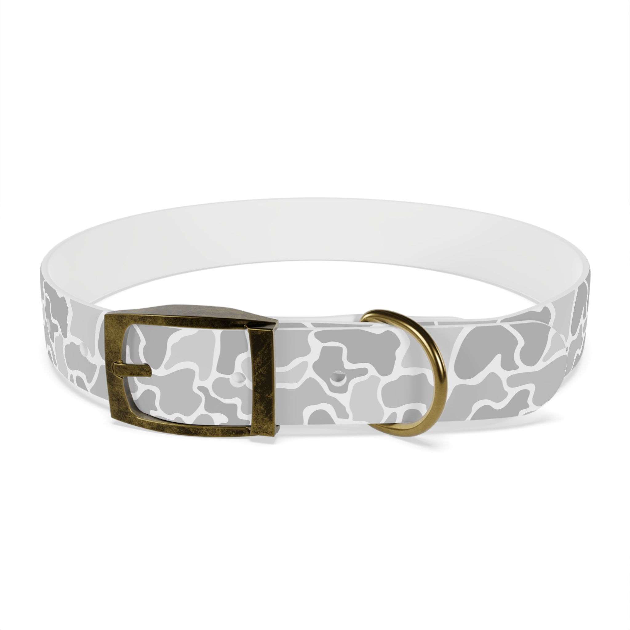 Gray Duck Camo Dog Collar
