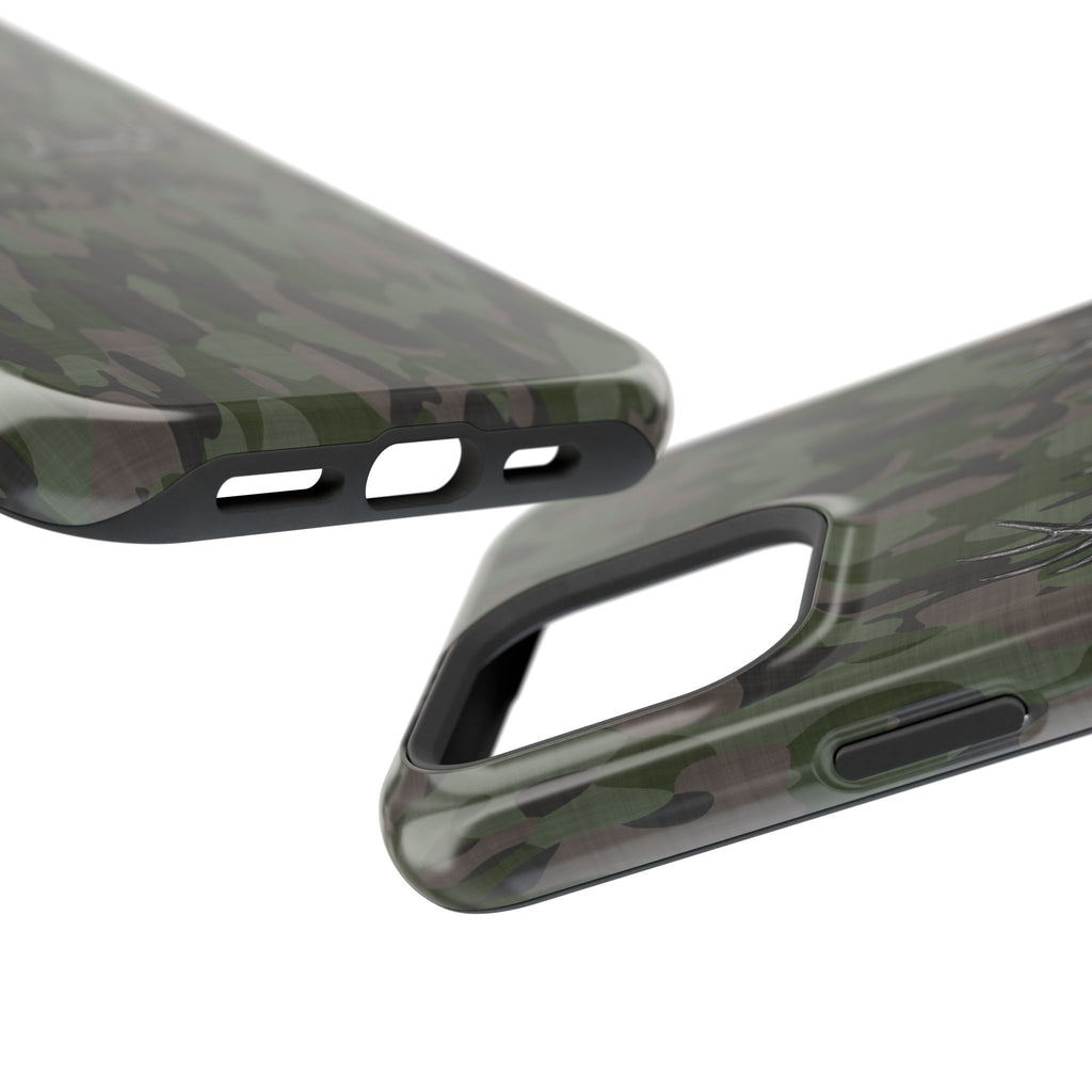 Camouflage Whitetail Antlers Phone Case — Magnetic Impact-Resistant