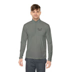 Quarter-Zip Pullover — Minimal Antler Logo Pullover