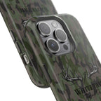 Camouflage Whitetail Antlers Phone Case — Magnetic Impact-Resistant
