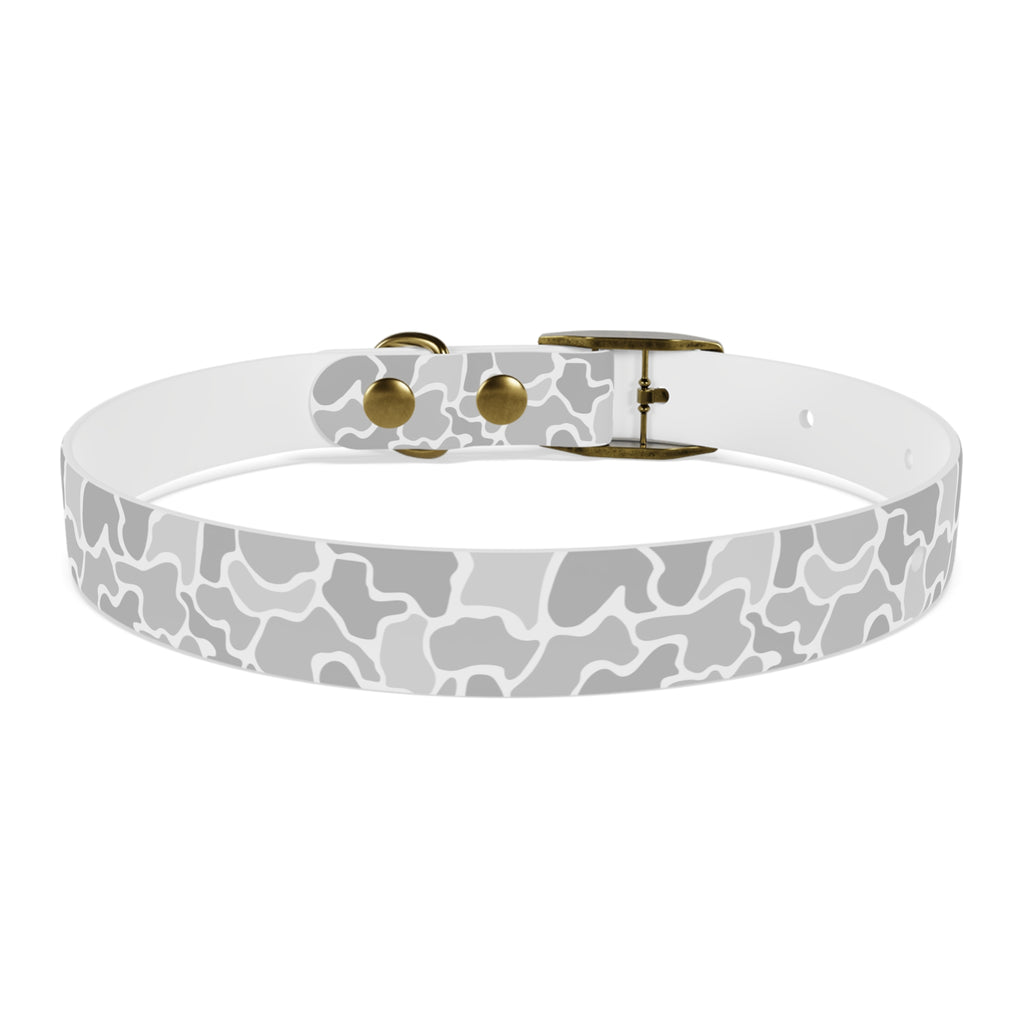 Gray Duck Camo Dog Collar