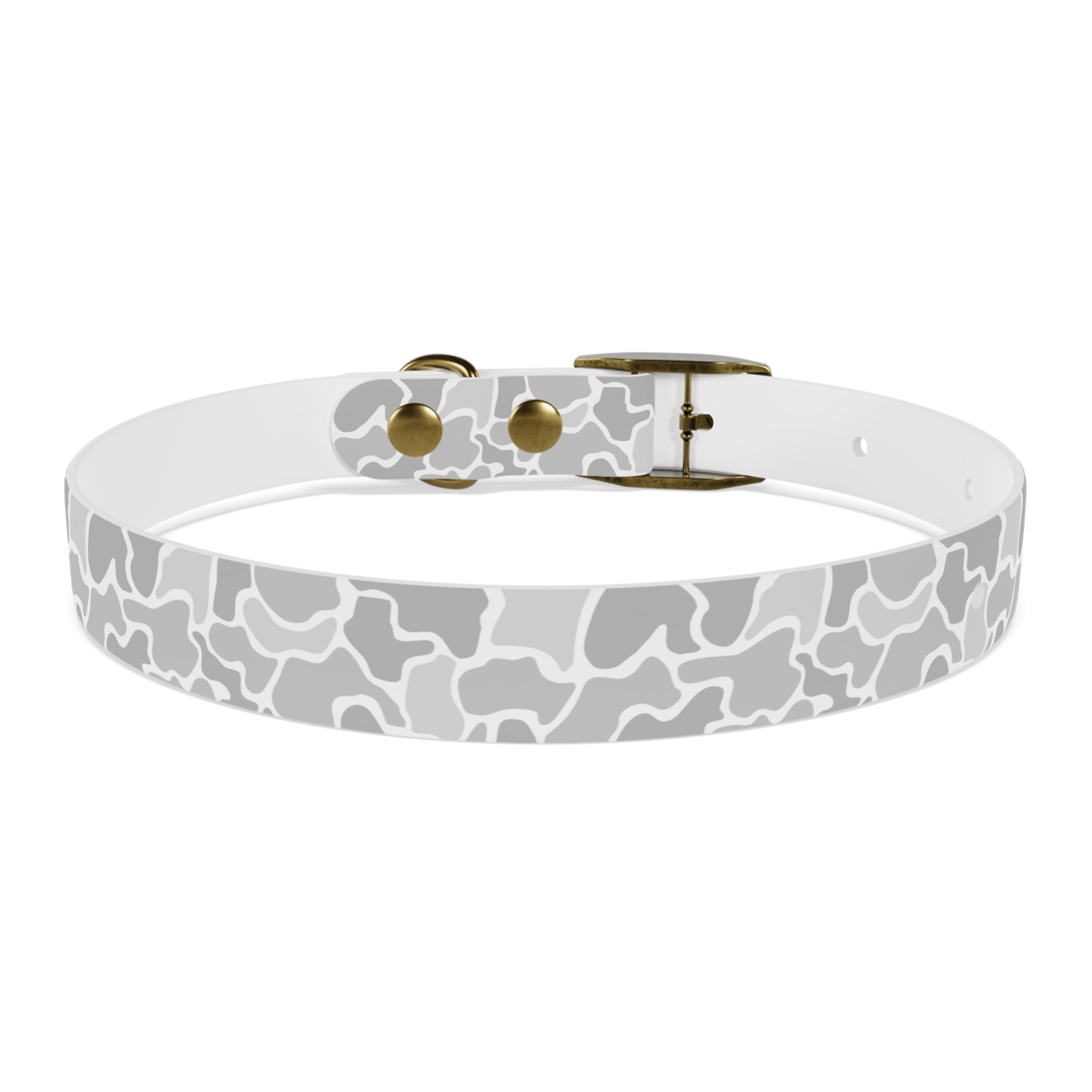 Gray Duck Camo Dog Collar