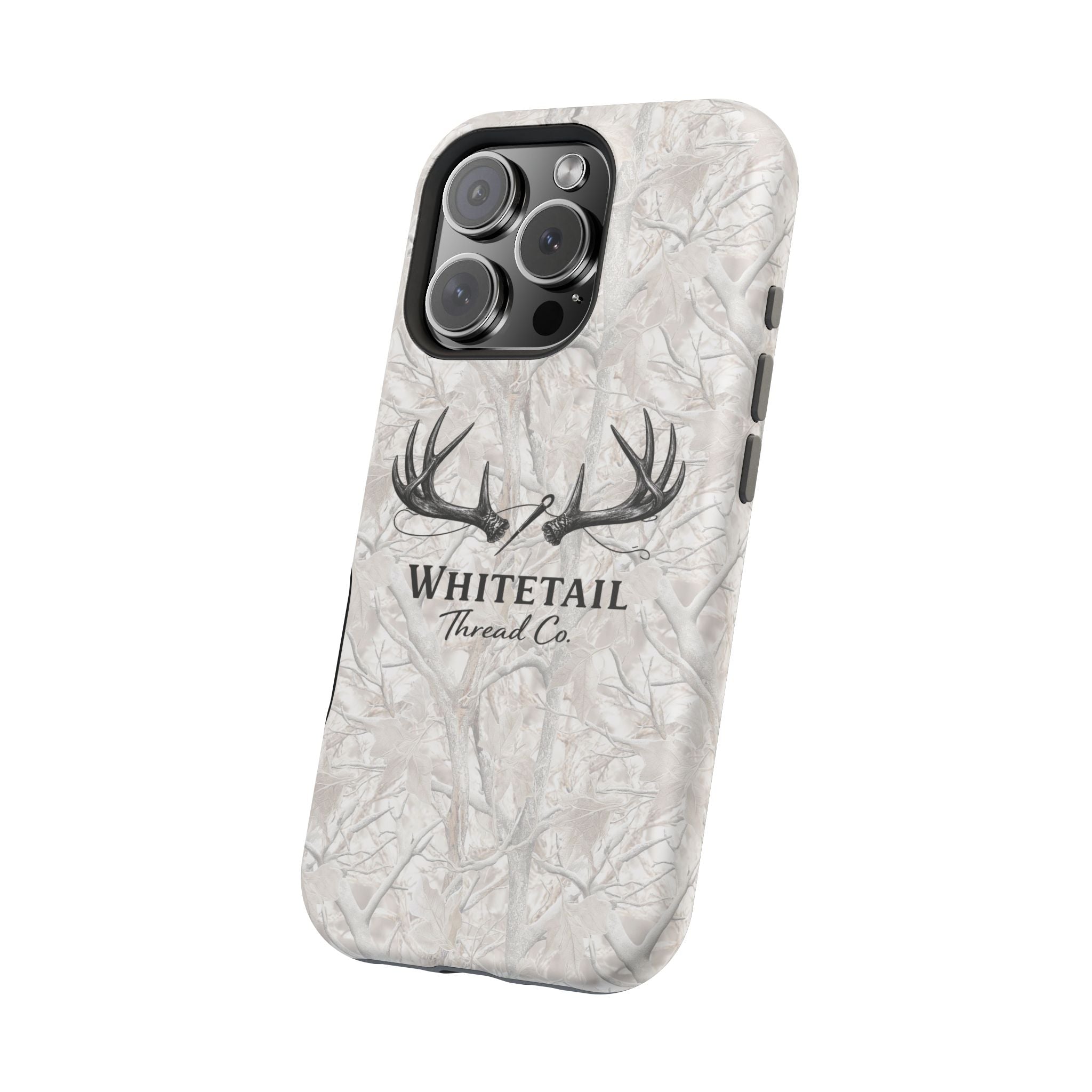WinterTree Camouflage Whitetail Antlers Phone Case — Magnetic Impact-Resistant