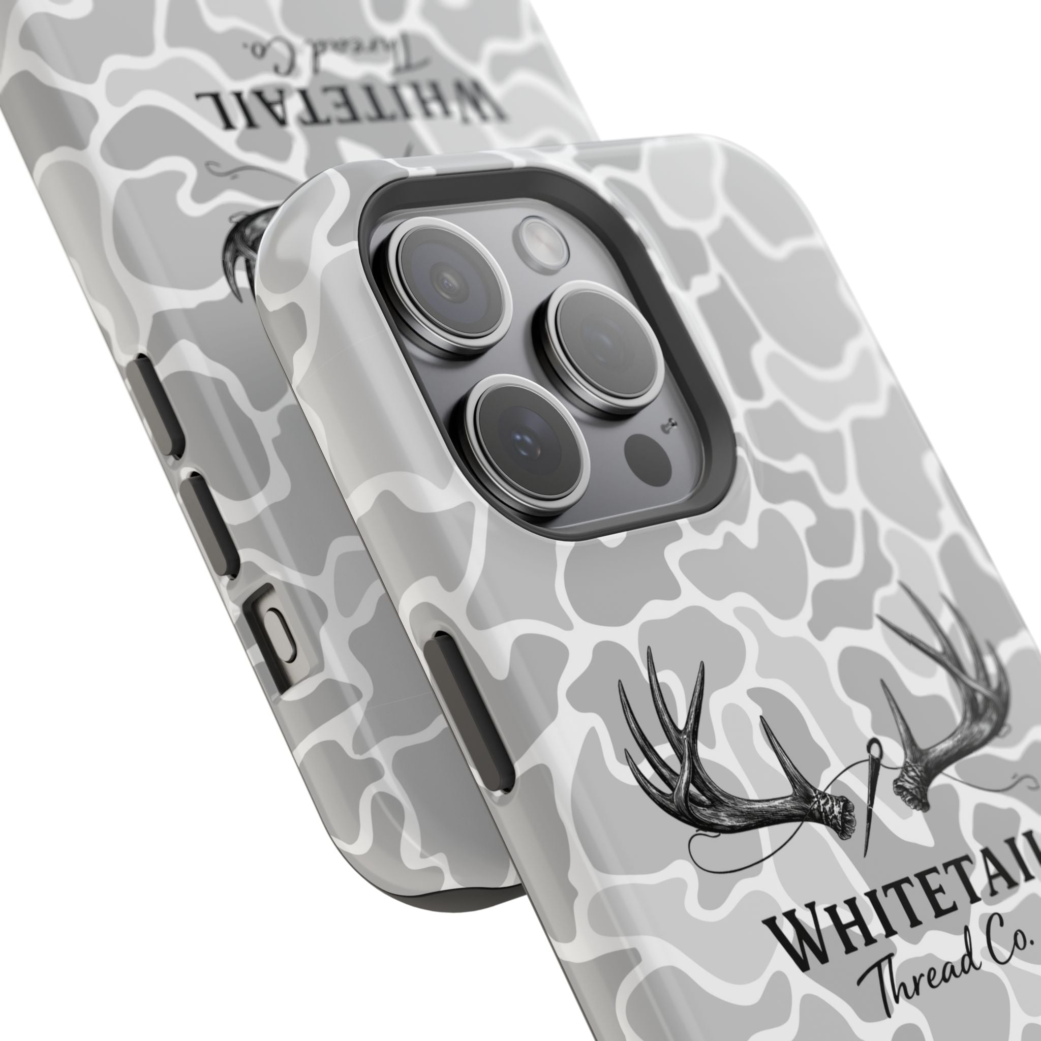 Duck Camo Whitetail Thread Co. Antler Phone Case — Impact-Resistant iphone case