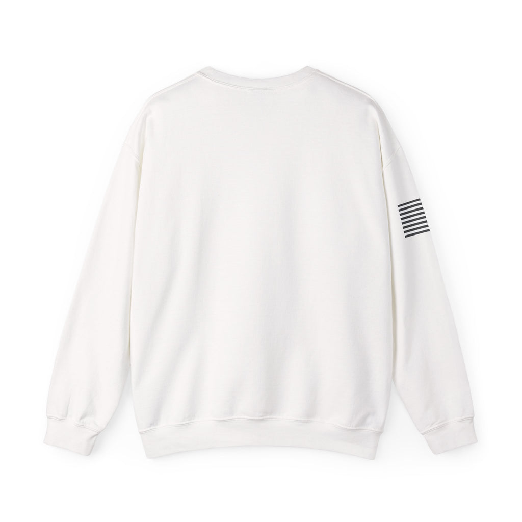 Whitetail Thread Co. Antler Crewneck Sweatshirt — American Flag Sleeve