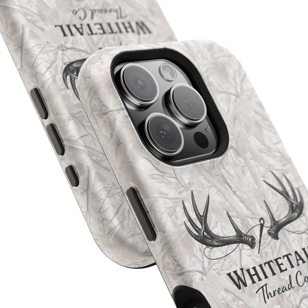 WinterTree Camouflage Whitetail Antlers Phone Case — Magnetic Impact-Resistant