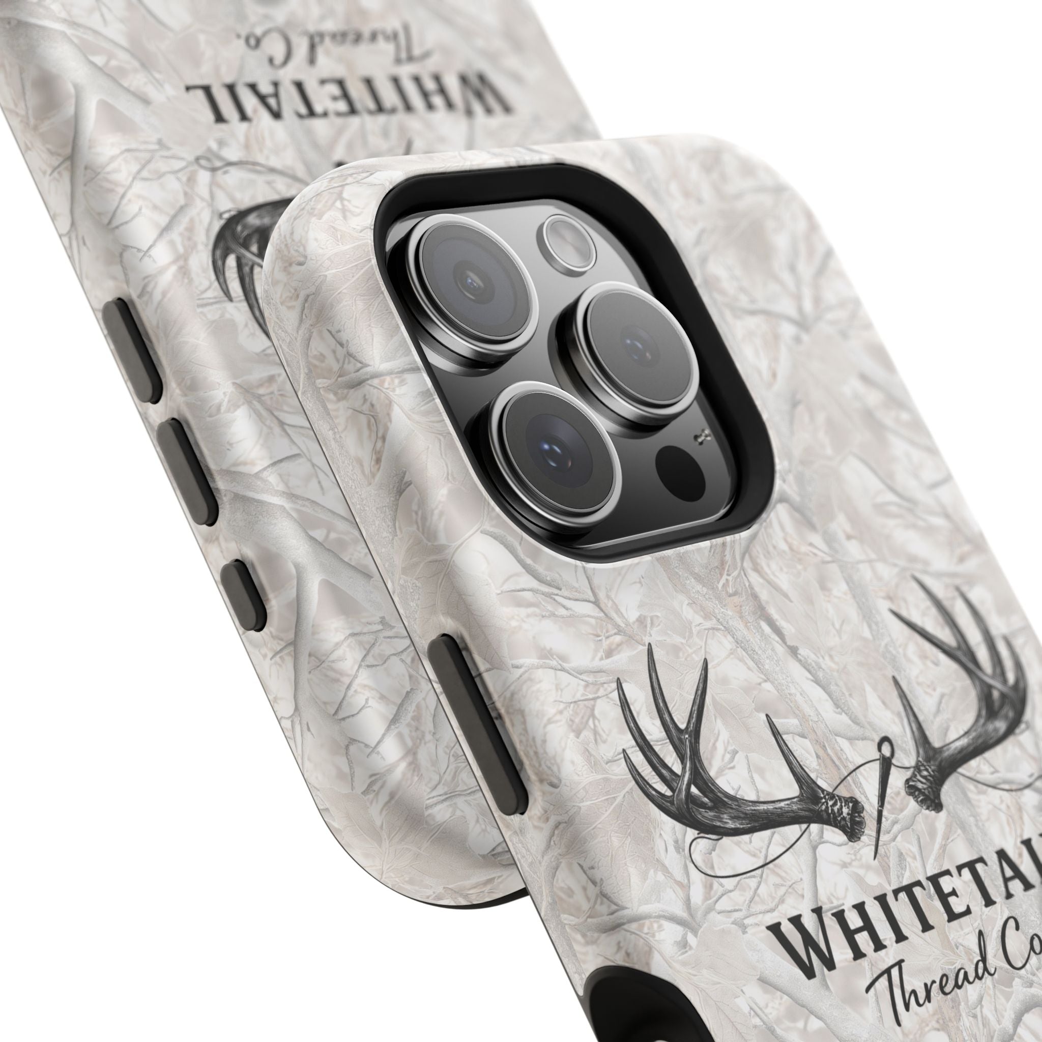 WinterTree Camouflage Whitetail Antlers Phone Case — Magnetic Impact-Resistant