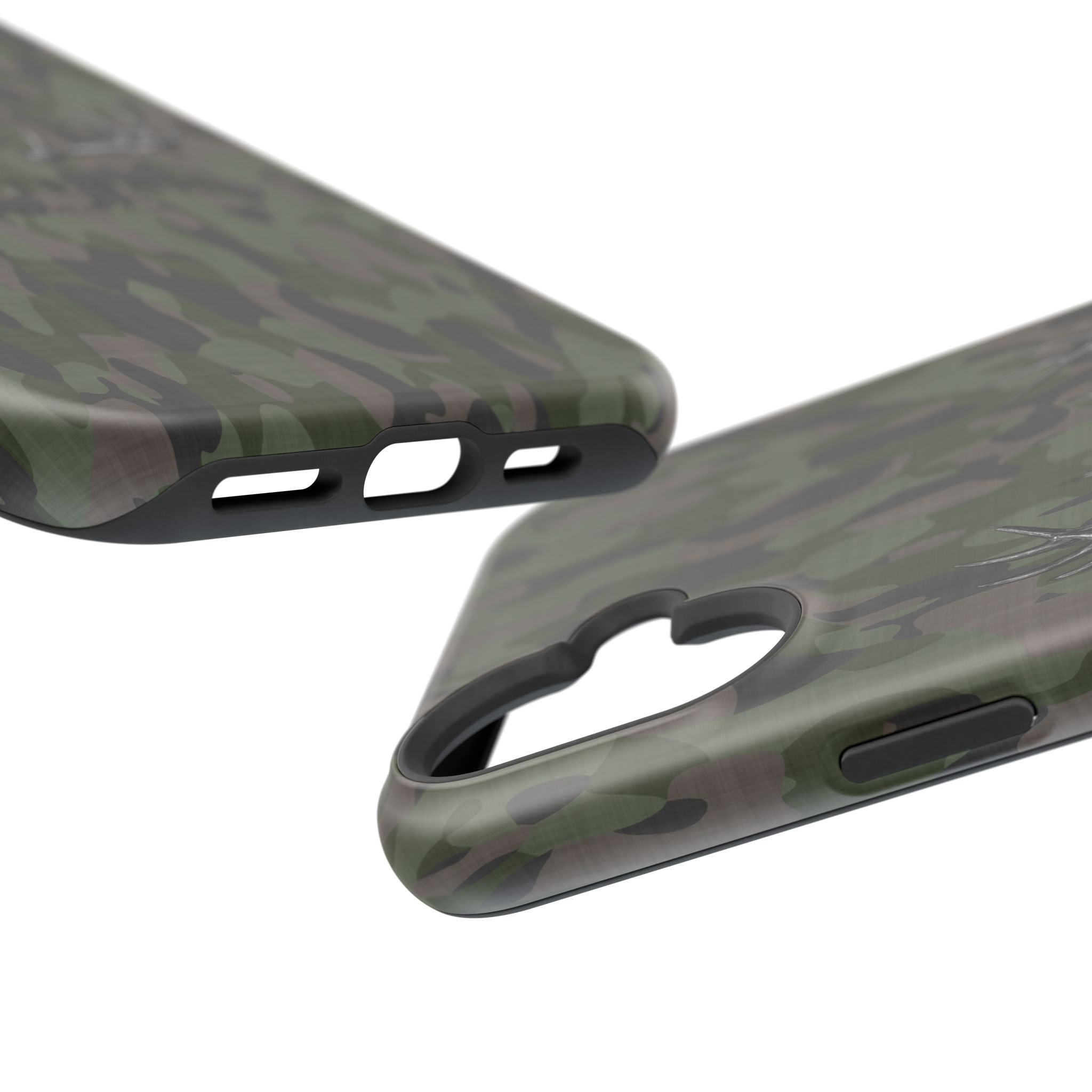 Camouflage Whitetail Antlers Phone Case — Magnetic Impact-Resistant