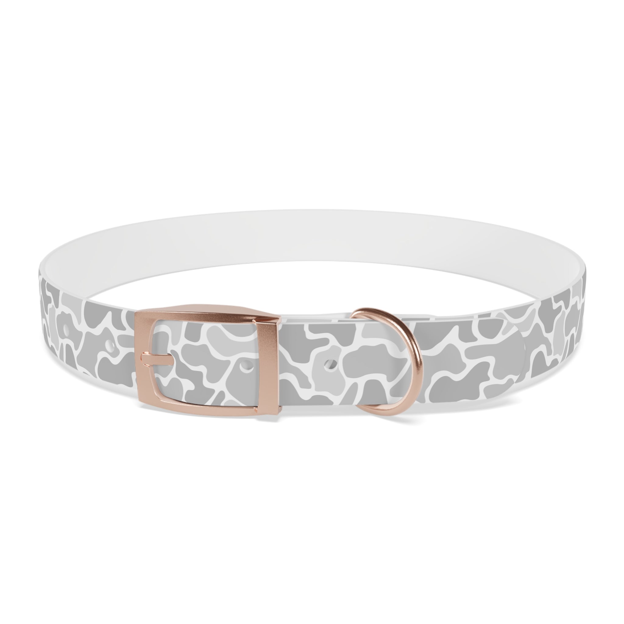 Gray Duck Camo Dog Collar