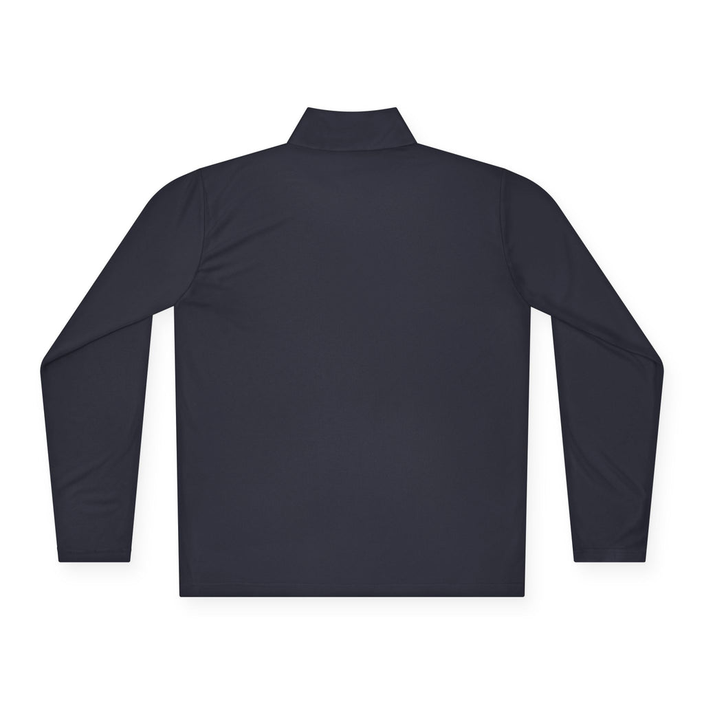 Quarter-Zip Pullover — Minimal Antler Logo Pullover