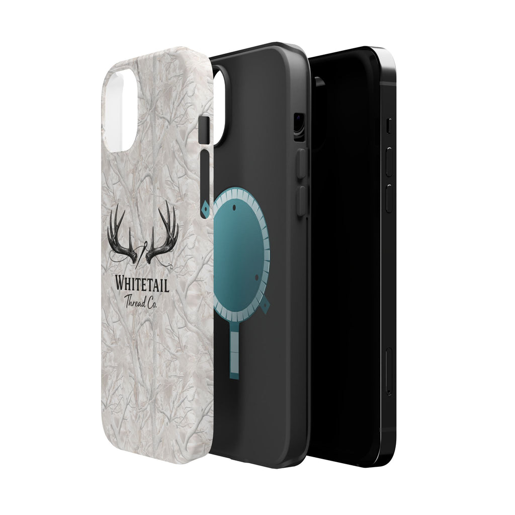 WinterTree Camouflage Whitetail Antlers Phone Case — Magnetic Impact-Resistant