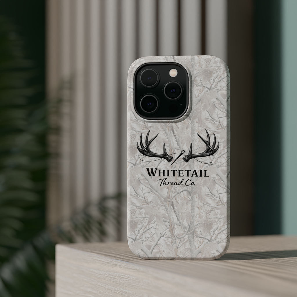 WinterTree Camouflage Whitetail Antlers Phone Case — Magnetic Impact-Resistant