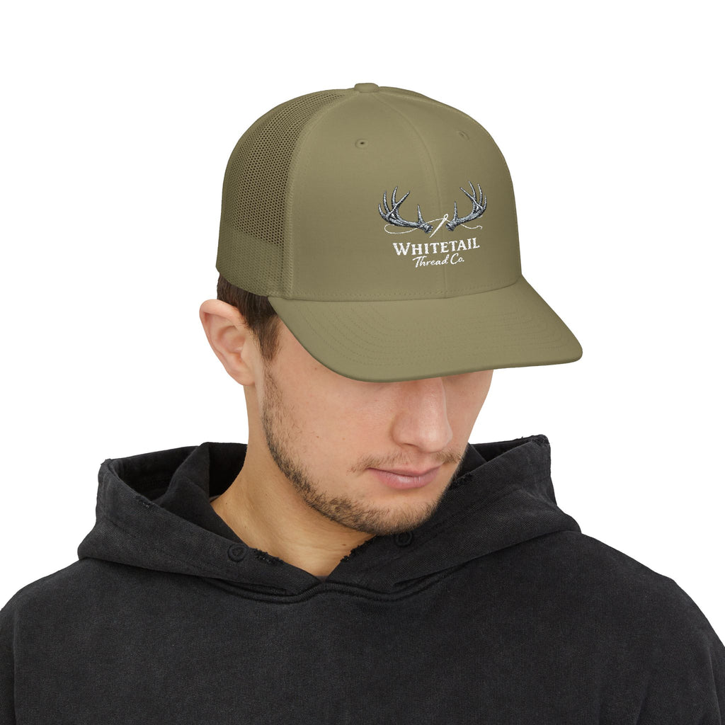Embroidered Whitetail Antlers Snapback- Richardson 112 Hat