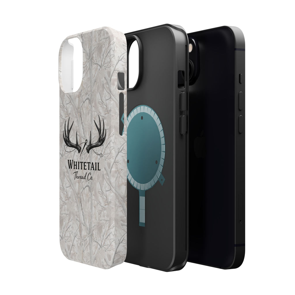 WinterTree Camouflage Whitetail Antlers Phone Case — Magnetic Impact-Resistant