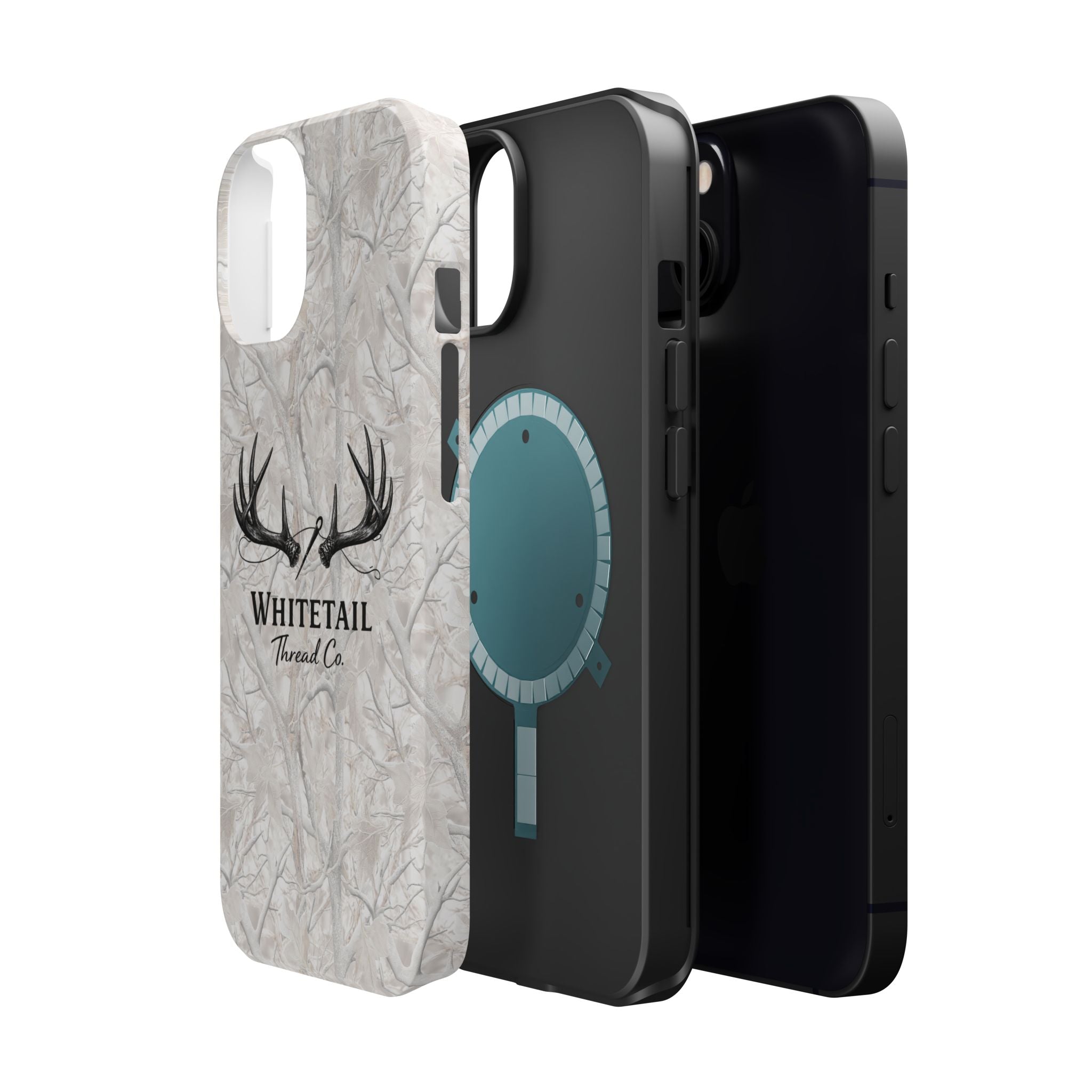 WinterTree Camouflage Whitetail Antlers Phone Case — Magnetic Impact-Resistant