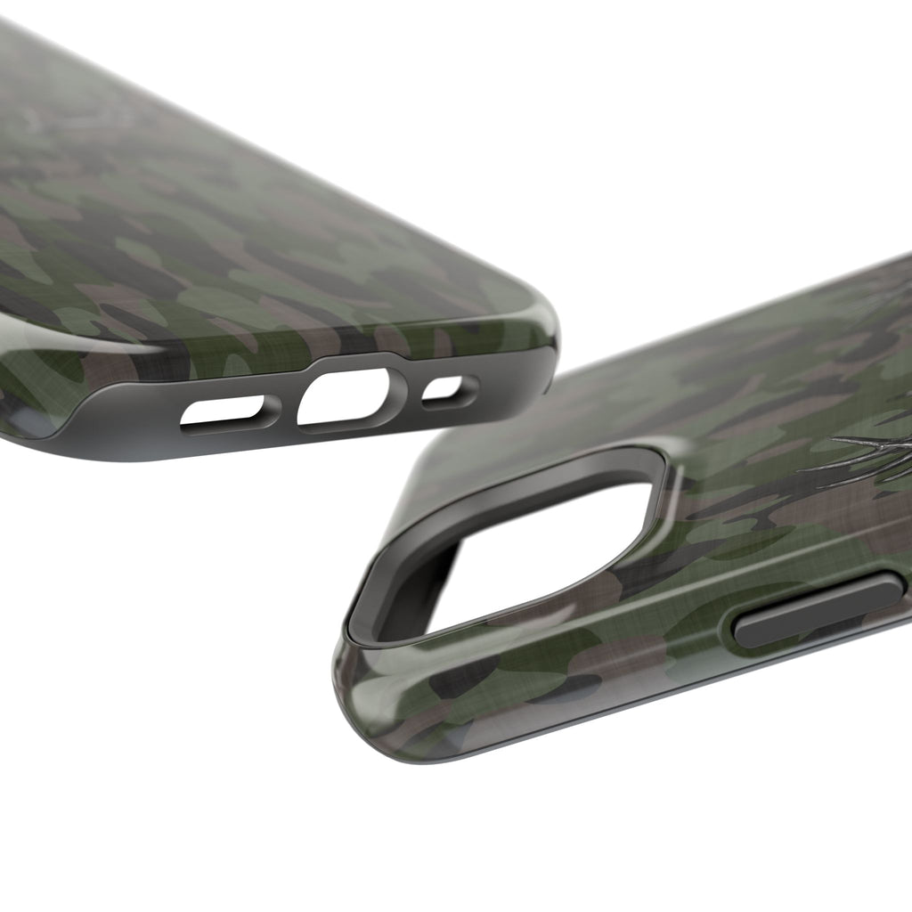 Camouflage Whitetail Antlers Phone Case — Magnetic Impact-Resistant
