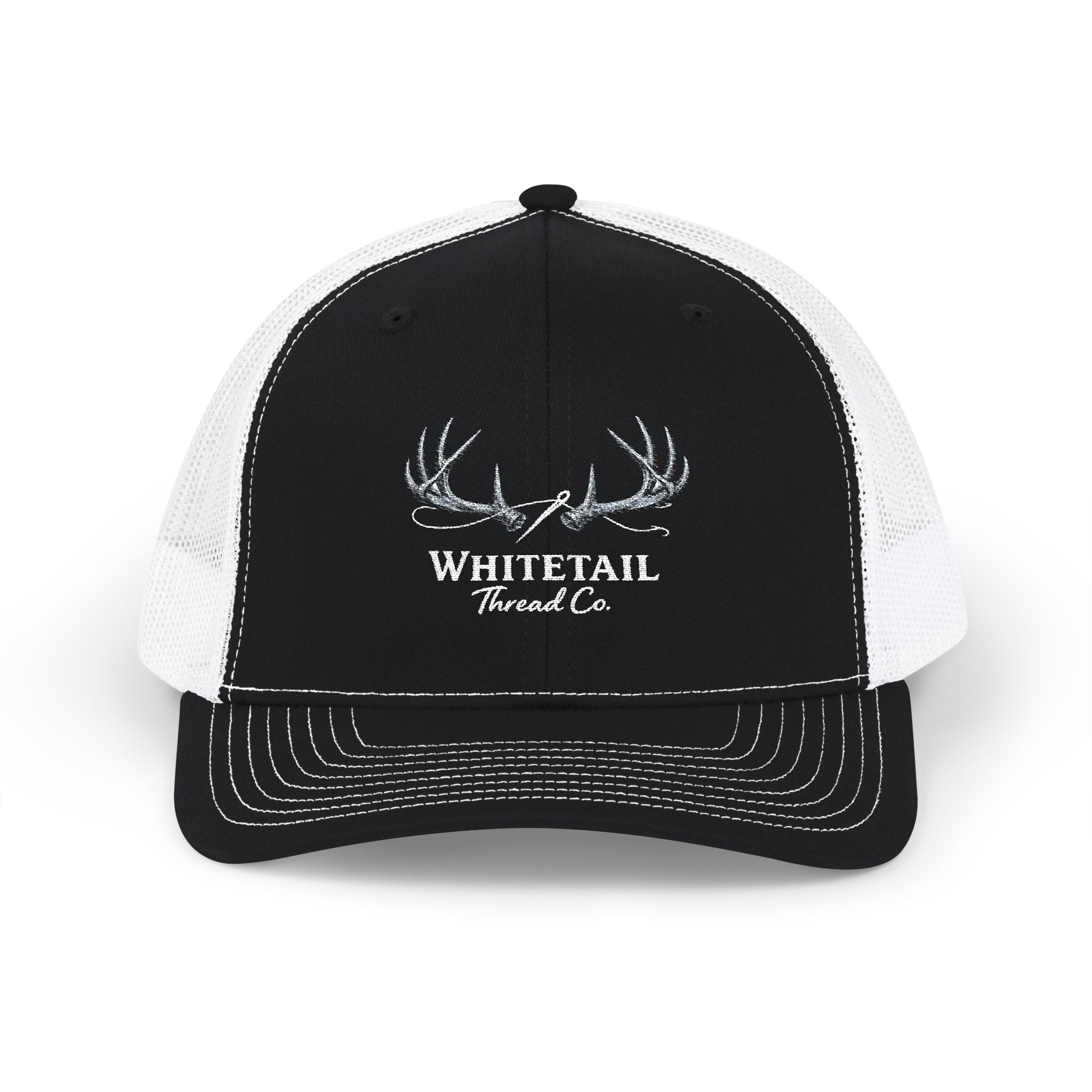 Embroidered Whitetail Antlers Snapback- Richardson 112 Hat