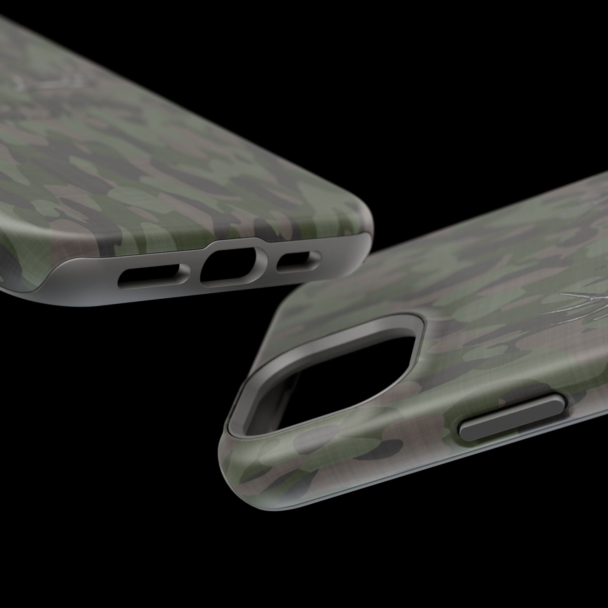 Camouflage Whitetail Antlers Phone Case — Magnetic Impact-Resistant