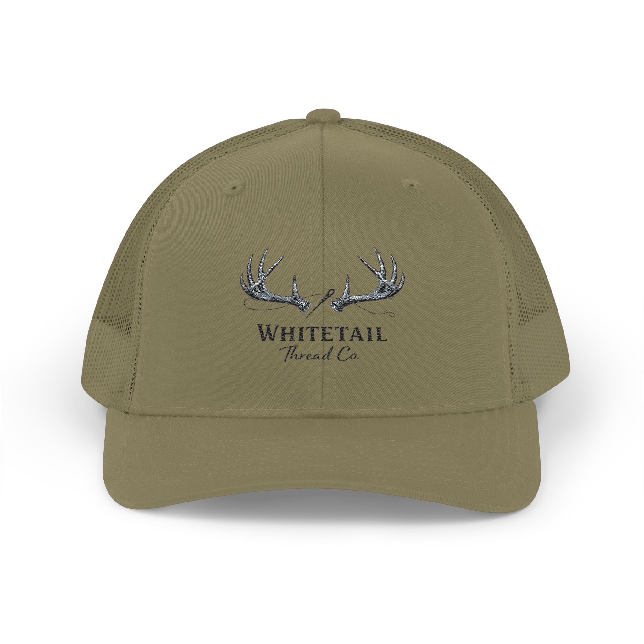 Richardson 112 Hat — Embroidered Whitetail Antlers Snapback