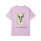 T-Shirt — 'Final Hand' Deer Skull Playing Card Graphic