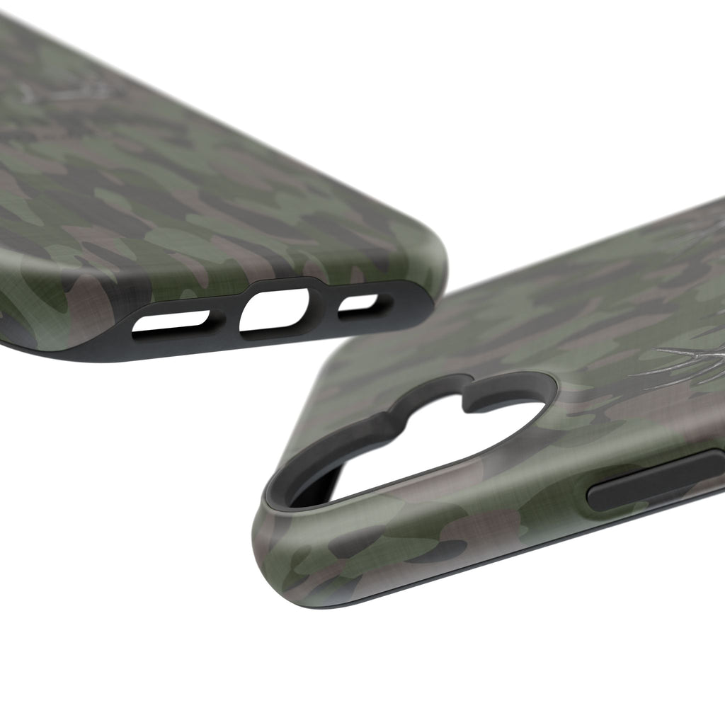 Camouflage Whitetail Antlers Phone Case — Magnetic Impact-Resistant