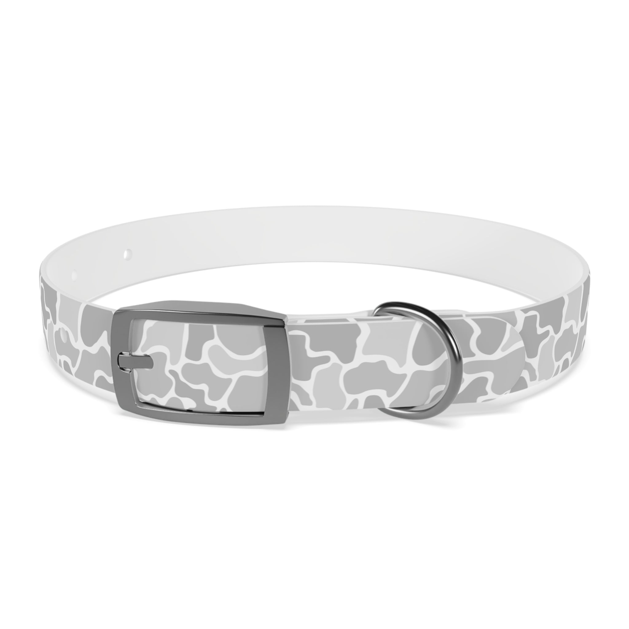 Gray Duck Camo Dog Collar