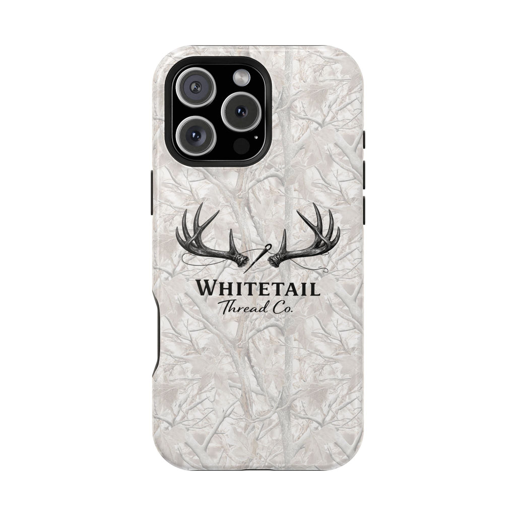 WinterTree Camouflage Whitetail Antlers Phone Case — Magnetic Impact-Resistant
