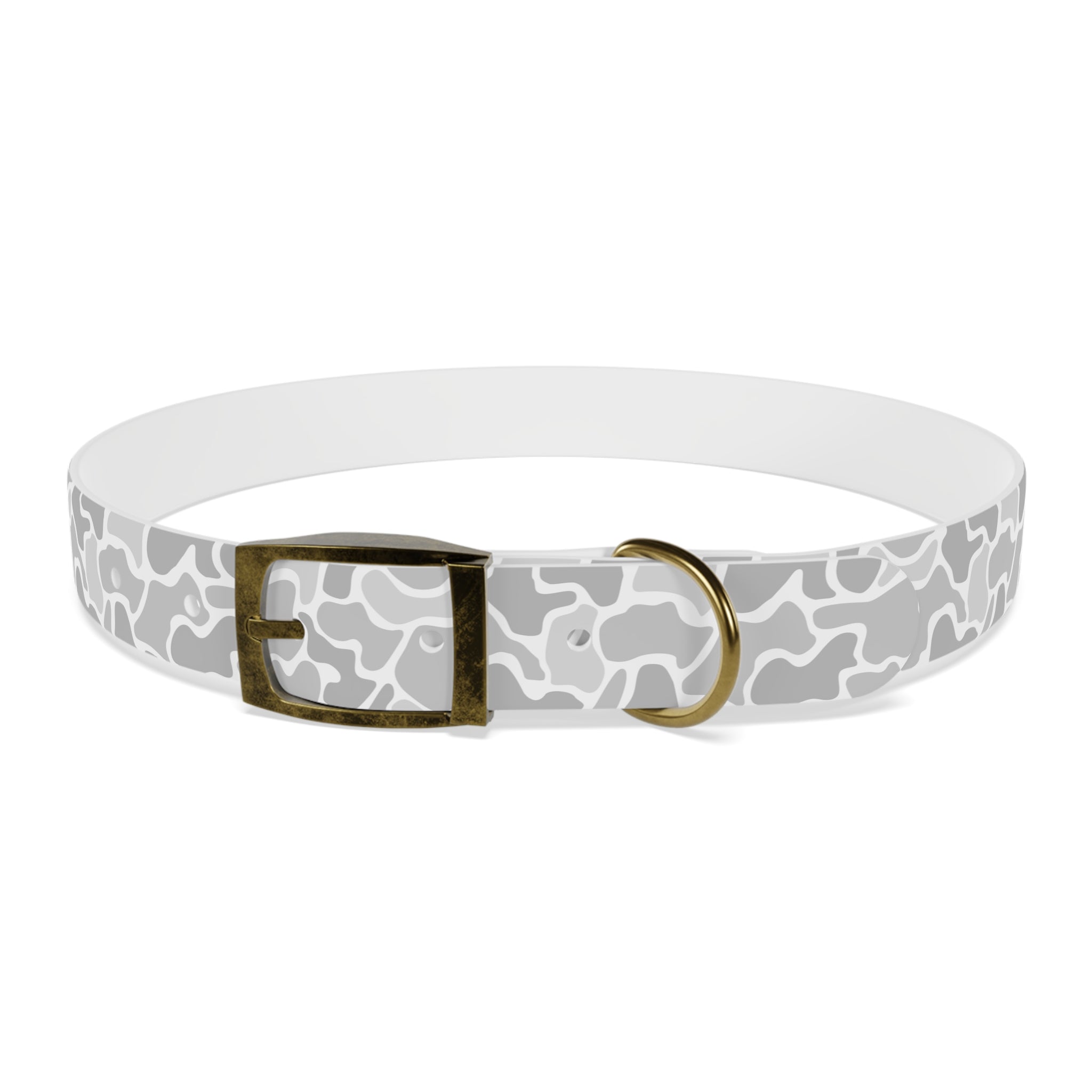 Gray Duck Camo Dog Collar