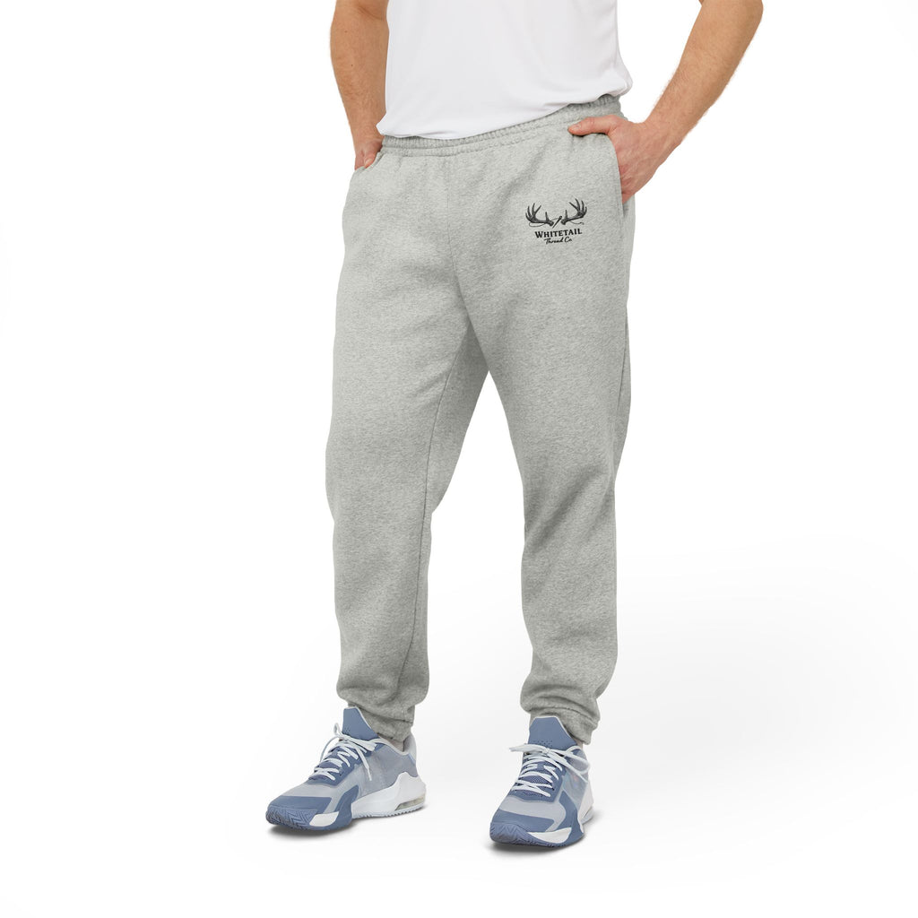 Adidas Fleece Joggers — Antler Logo Sweatpants