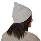 Embroidered 'Whitetail' Antler Knit Beanie — Cozy Hunting & Outdoor Winter Hat