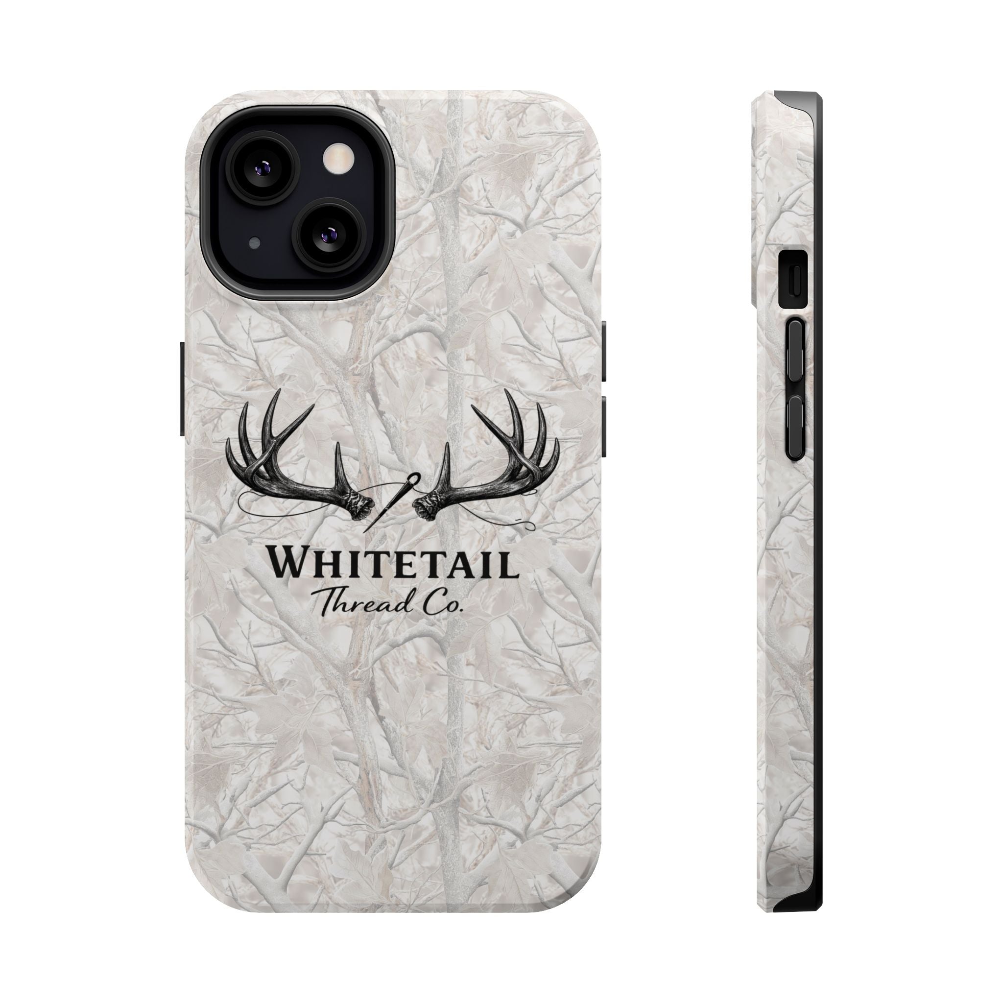 WinterTree Camouflage Whitetail Antlers Phone Case — Magnetic Impact-Resistant