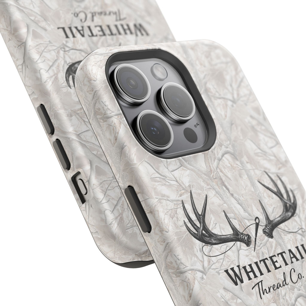 WinterTree Camouflage Whitetail Antlers Phone Case — Magnetic Impact-Resistant