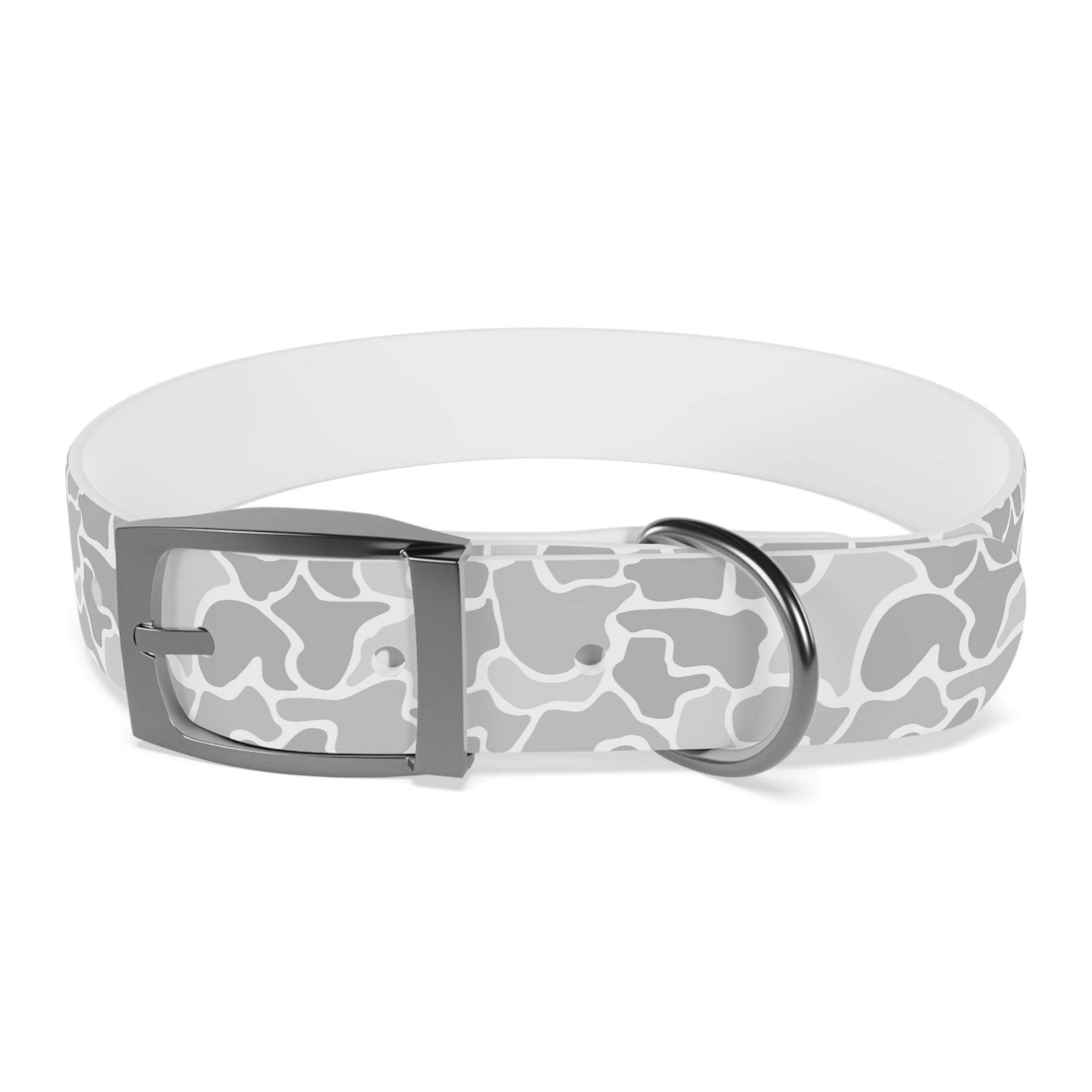 Gray Duck Camo Dog Collar