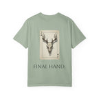 T-Shirt — 'Final Hand' Deer Skull Playing Card Graphic