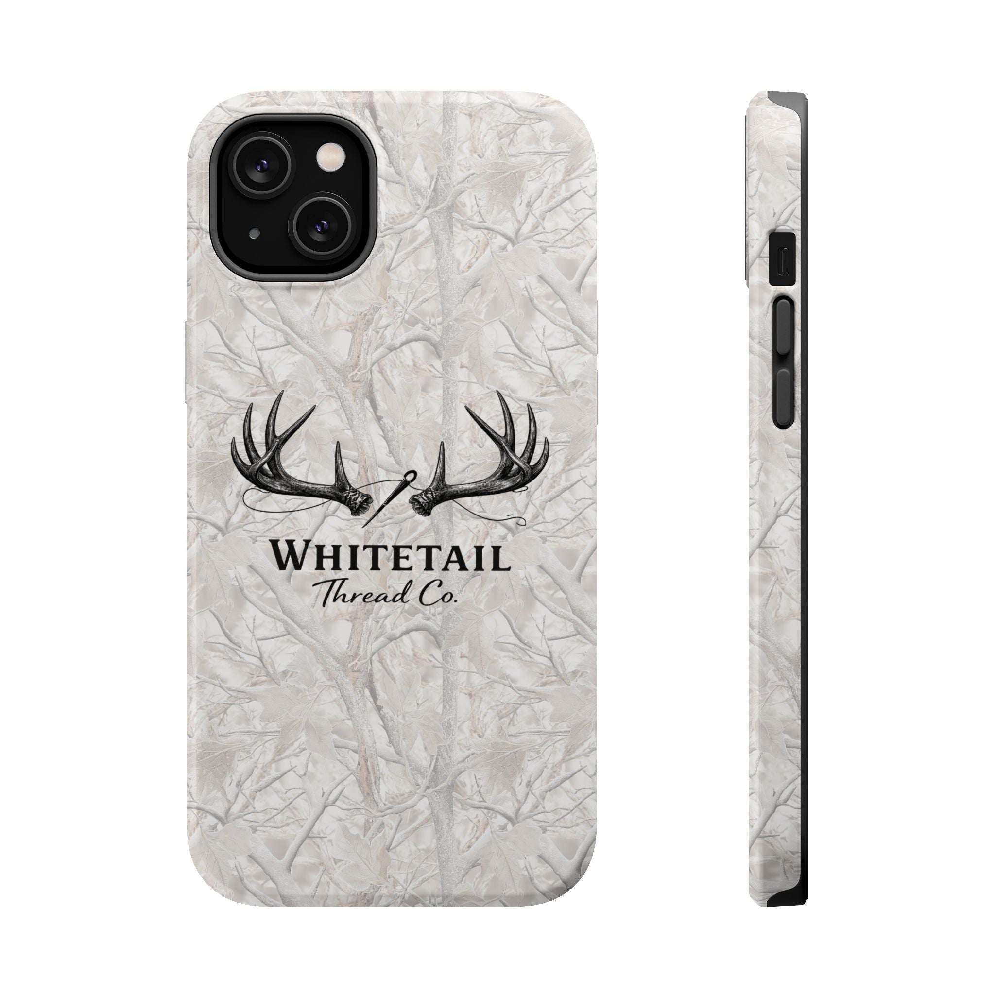 WinterTree Camouflage Whitetail Antlers Phone Case — Magnetic Impact-Resistant